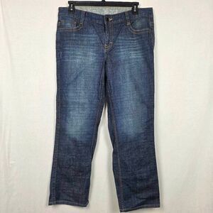 Calvin Klein Bootcut Jeans Womens 33/16 Dark Wash